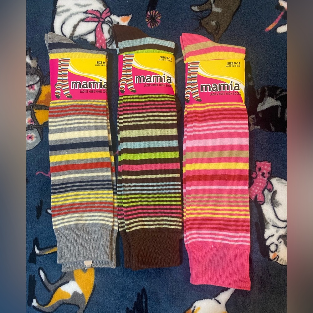 Knee high socks. Women’s size 9-11 socks.
